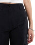 Tommy Jeans Harper high rise cargo trousers in black