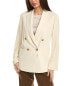 Vince Crepe Double-Breasted Blazer Women's