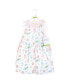 Toddler Girls Cotton Dresses, Pastel Sea