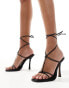 ASOS DESIGN Nutmeg strappy heeled sandals in black