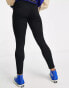 Noisy May Jen mid waist push up skinny jeans in black