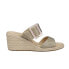 VANELi Layla Espadrille Wedge Womens Gold Casual Sandals LAYLA-312960