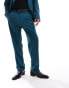 Viggo lavoir suit trousers in petrol blue