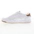 Reebok Club Memt Mens White Leather Lace Up Lifestyle Sneakers Shoes 9