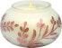 Duftkerze im Glas - Paddywax Cypress & Fir Frosted White Glass Metallic Etching Candle 255 g