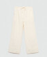 Women's Cotton Wide Leg Trousers