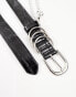 Noisy May chain detail belt in black