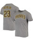 Men's Fernando Tatis Jr. Heathered Gray San Diego Padres Name and Number Tri-Blend T-shirt