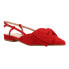 Chinese Laundry Harmony Pleated Slingback Womens Red Flats Casual BHDG01BME-610