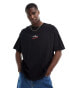 Good For Nothing oversized motor backprint t-shirt in black