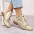 Potocki W WOL205 gold openwork ankle boots