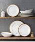 Charlotta Gold 12 Pc Dinnerware Set