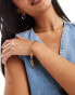 Accessorize Z stainless steel gold plated chunky chain bracelet in gold