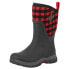 Muck Boot Arctic Sport Ii Mid Plaid Pull On Womens Black Casual Boots AS2M0PLD