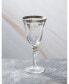 Set of 6 Water Glasses with Rich Design