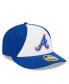 Men's White and Royal Atlanta Braves 2023 City Connect Low Profile 59FIFTY Fitted Hat