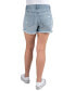 Juniors' Cotton High-Rise Embellished Distress Shorts