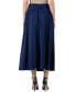 Women's Foldover with Pockets Maxi Skirt