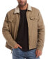 Men's Sherpa Lined Canvas Twill Trucker Jacket