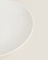 Bone china soup plate