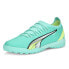 Puma Ultra Ultimate Cage Tt Soccer Mens Blue, Green Sneakers Athletic Shoes 1072