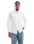 Lacoste long sleeve shirt in white