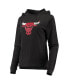 Женская пижама Concepts Sport Womens Heathered Black Chicago Bulls Hoodie and Pants Sleep Set