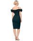 Women's Ruffled Off-The-Shoulder Sheath Dress