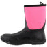 Roper Barnyard 9 Inch Round Toe Rain Womens Black, Pink Casual Boots 09-021-113