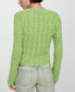 Women's Drawstring Detail Knitted Cardigan