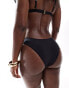 River Island low rise bikini bottom in black