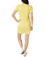 Women's Short Sleeve Thin Classic Stripe Knit Dress