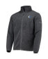 Men's Dallas Mavericks Heathered Charcoal Flanker Full-Zip Jacket