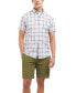 Men's Kinson Tailored Gingham Short-Sleeve Shirt