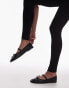 Topshop basic ankle length legging in black