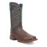 Dan Post Boots Ivan Embroidered Square Toe Cowboy Mens Blue, Brown Casual Boots