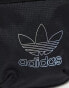 adidas Originals Adicolour festival bag in black