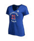 Women's Joel Embiid Royal Philadelphia 76ers Notable T-shirt