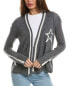 Hannah Rose Star Intarsia Wool & Cashmere-Blend Cardigan Women's