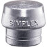 HALDER Soft metal replacement mouthpiece silver simplex 50 mm