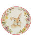 Easter Garden 8.5" Assorted Dessert Plates, Set of 4