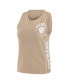 Women's Tan Milwaukee Brewers Tonal Tank Top