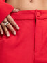 Never Fully Dressed dynasty slouchy trousers in bright red