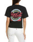 Junk Food Coca Cola Checkered Crop T-Shirt Women's