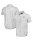 Men's NFL x Darius Rucker Collection by White Los Angeles Chargers Woven Short Sleeve Button Up Shirt