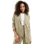 4th & Reckless tailored oversized blazer co-ord in olive