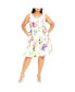 Plus Size Belted Faye Dress