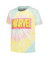 Big Boys and Girls Marvel Logo Drip Tie-Dye Graphic T-Shirt