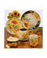 Sunflower Fields 4-Pc. Dinner Plates