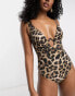 Dorina Untouched Oasis underwire swimsuit in leopard print